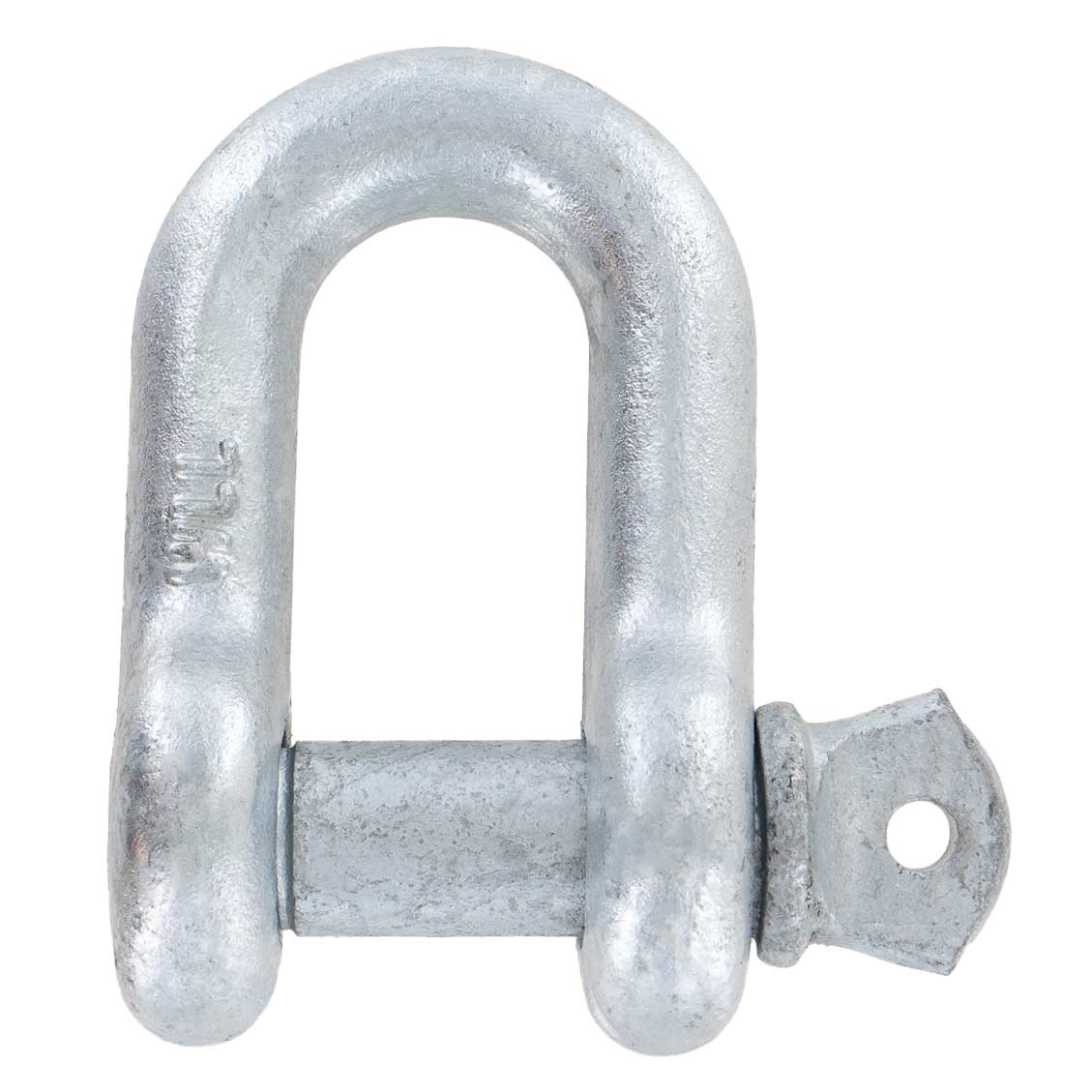 1" Galvanized Screw Pin Chain Shackle - 8.5 Ton primary image