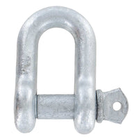 1/4" Galvanized Screw Pin Chain Shackle - 0.5 Ton primary image