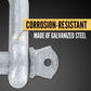 3/8" Galvanized Screw Pin Chain Shackle - 1 Ton shackle construction