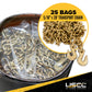 5/16" x 20' Grade 70 Transport Chain with Clevis Grab Hooks | 25-Pack Drum