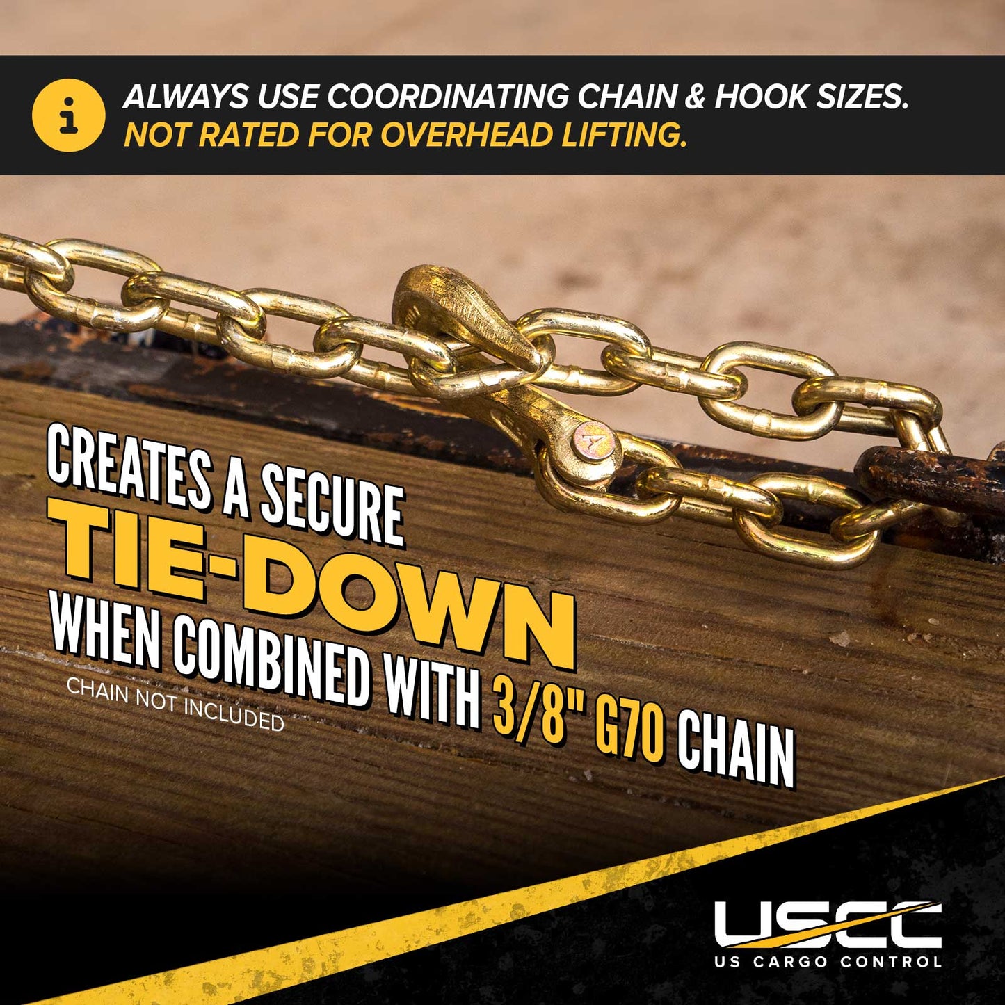 3/8" Clevis Grab Hook | Grade 70