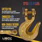 3/8" Clevis Grab Hook | CM® Grade 70 - Made in USA