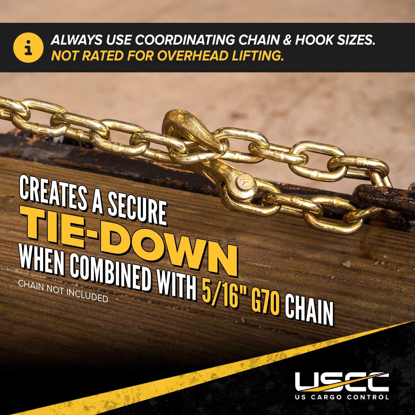 5/16" Clevis Grab Hook | CM® Grade 70 - Made in USA