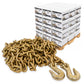 3/8" x 25' Grade 70 Transport Chain with Clevis Grab Hooks | 32-Pack (Pallet)