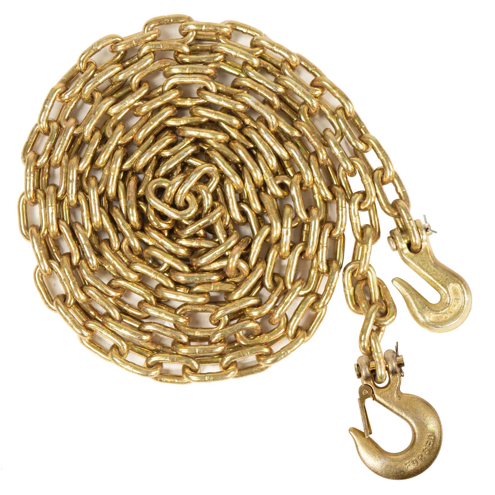 thumbnail image 2 of 4 Pack) 3/8 Inch X 16 FT G80 Black Transport Binder Chain With Clevis 2 of 11