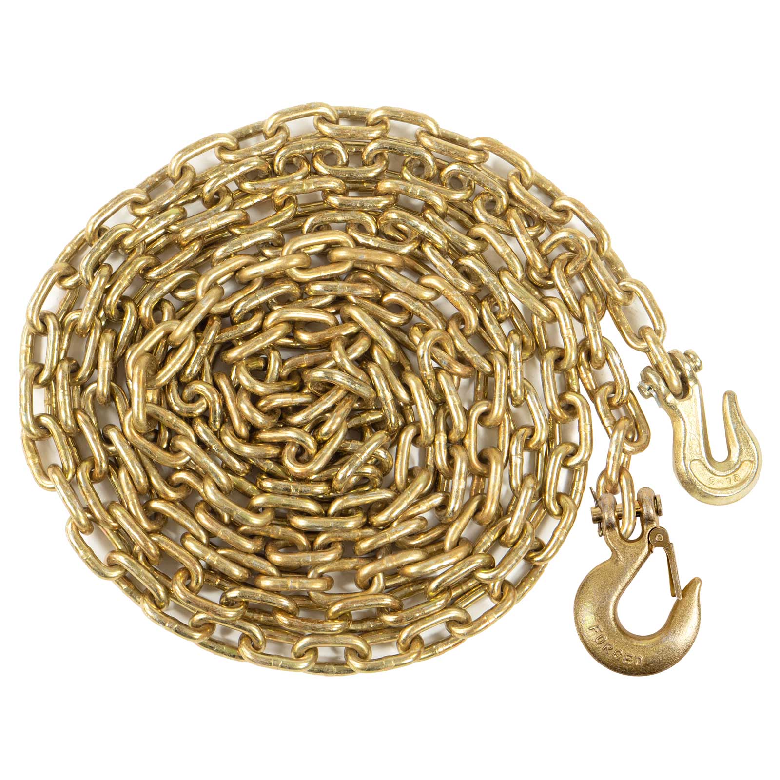 Tow Hooks 4-Pack Grade 70 Clevis Slip Hooks With Latch - 3/8" Tow Chain Hooks, 6600 Lb Capacity Trailer Safety Chain Hooks - Foto 11