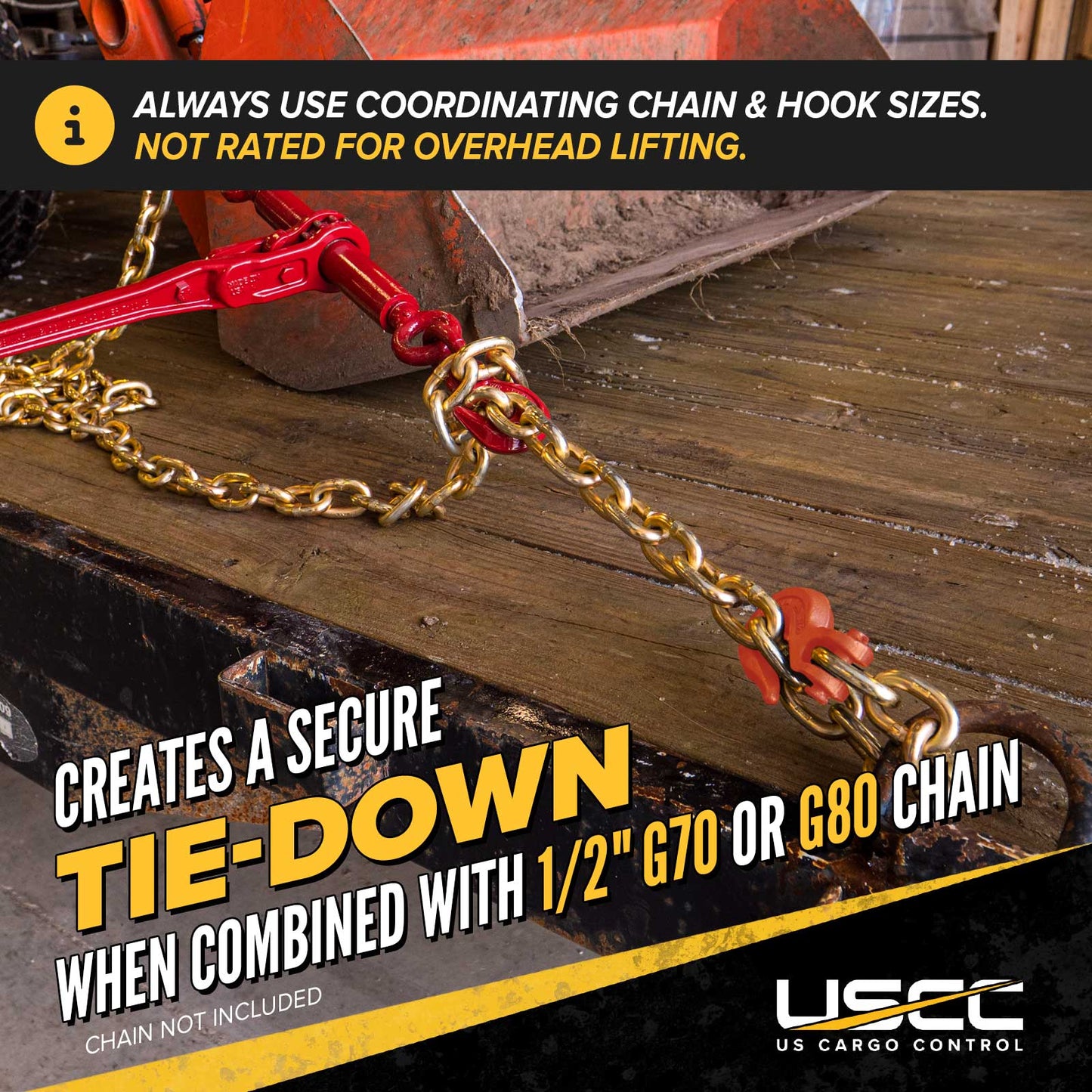 1/2" Clevis Grab Hook | CM® Grade 80 - Made in USA