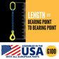 how to measure chain sling length