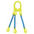 gunnebo grabiq 3 leg adjustable chain sling with grab hooks