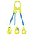 gunnebo grabiq 3 leg adjustable chain sling with grab hooks thumbnail