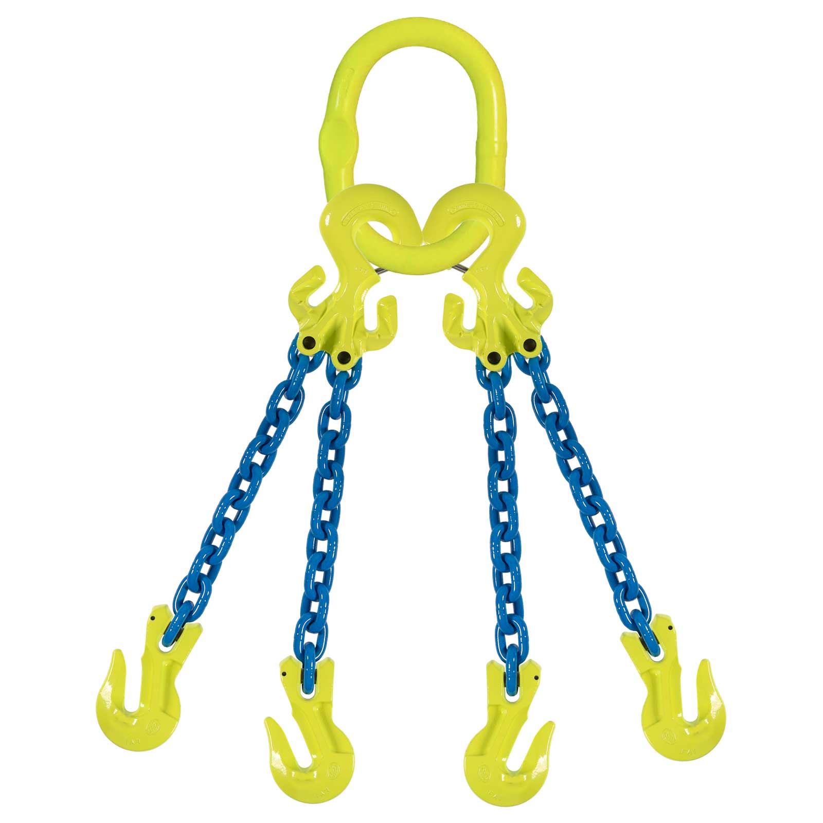 gunnebo grabiq 4 leg adjustable chain sling with grab hooks