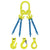 gunnebo grabiq 4 leg adjustable chain sling with grab hooks thumbnail