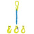 gunnebo grabiq single leg adjustable chain sling with grab hooks thumbnail