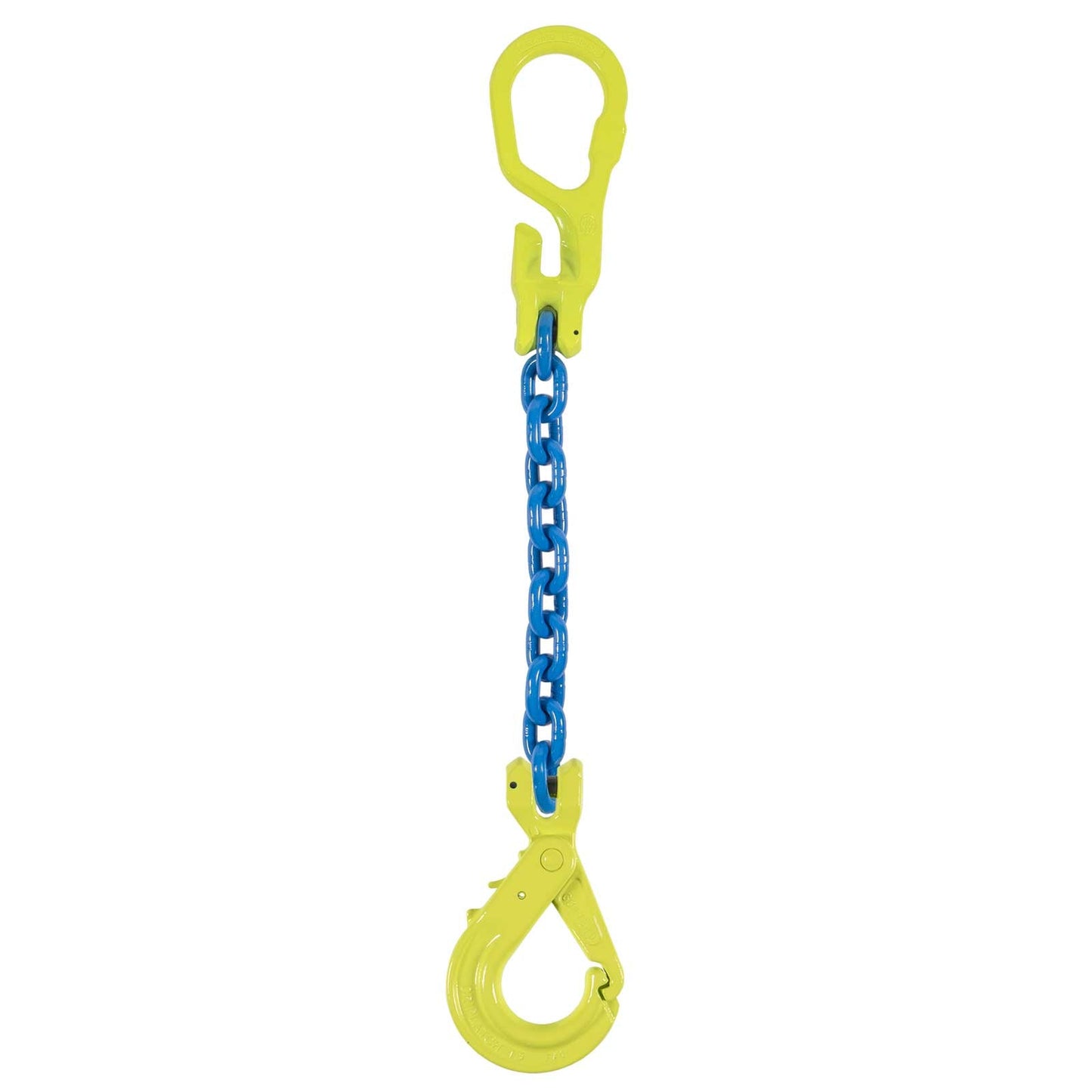 5/16" x 5' - Adjustable Single Leg Chain Sling w/ Gunnebo Chain and Self-Locking Hook - Grade 100
