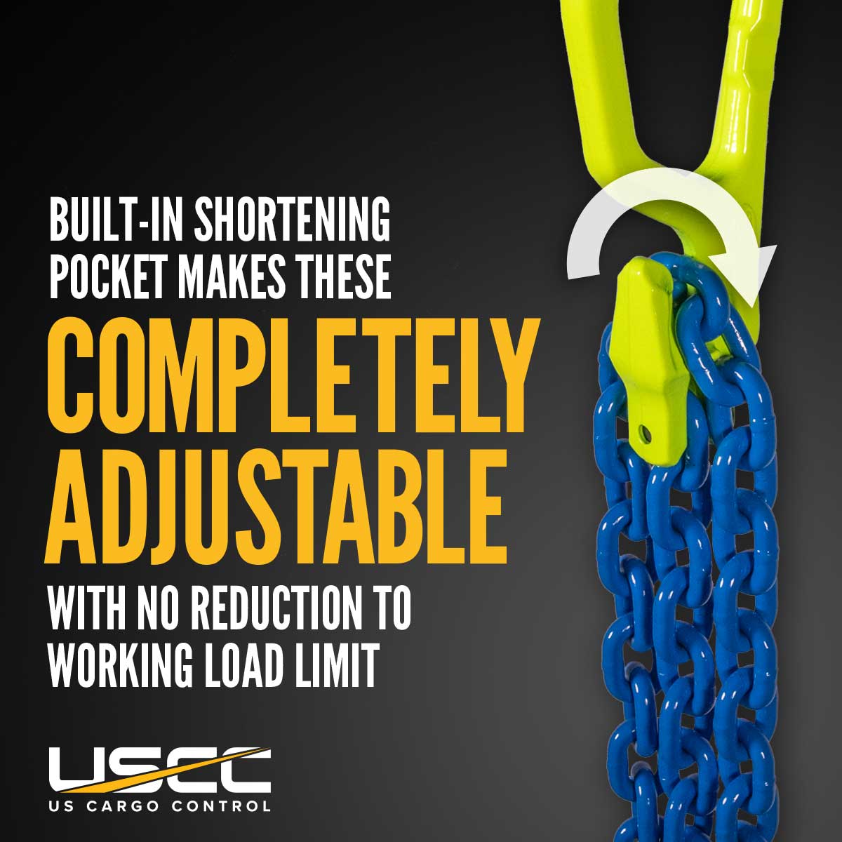 gunnebo adjustable single leg chain slings