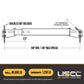 M&W 20134 heavy duty adjustable spreader beam specs