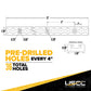 12' Heavy Duty Airline-Style L-Track Kit | Aluminum