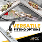 12' Heavy Duty Airline-Style L-Track Kit | Aluminum
