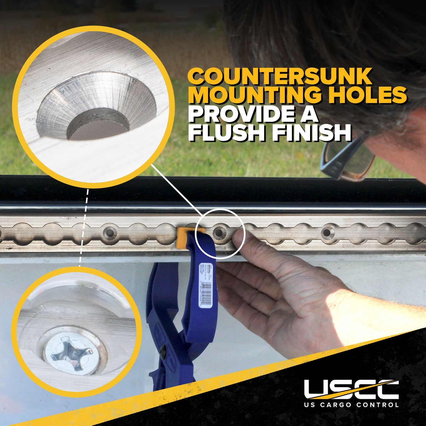 6' heavy duty L-track for trailers image 4