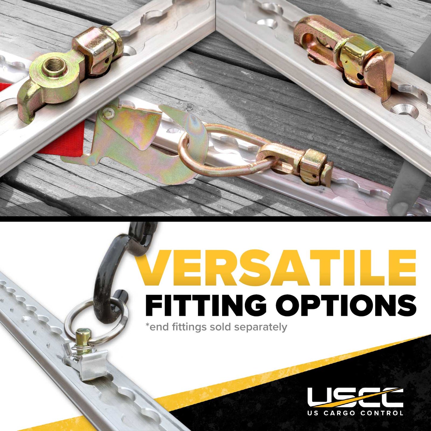 6' heavy duty L-track for trailers image 8