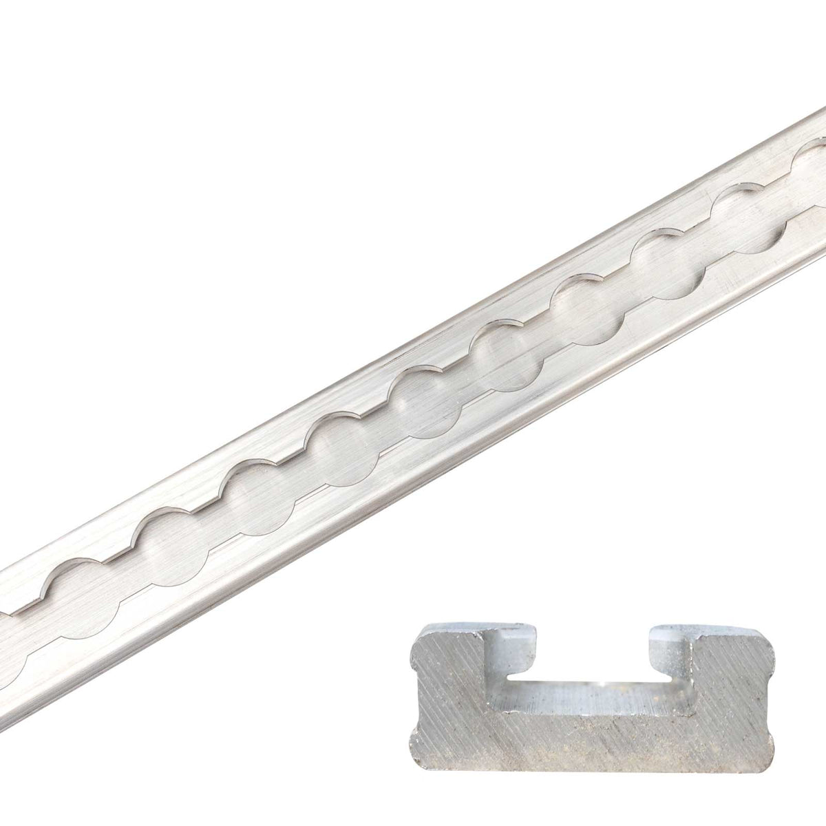 6' Heavy Duty L-Track - No Mounting Holes | 6351-T6 Aluminum