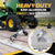 6' Heavy Duty L-Track - Airline-Style Kit | 6351-T6 Anodized Aluminum