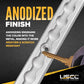 6' Heavy Duty L-Track - Airline-Style Kit | 6351-T6 Anodized Aluminum