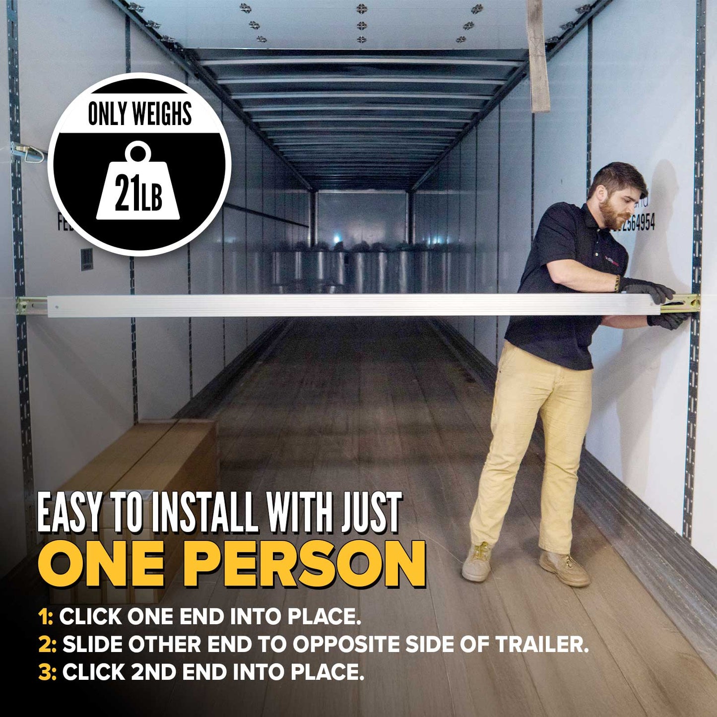 Easy to install, even with just one person