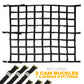 82" x 82" Heavy Duty Cargo Net with Cam Buckles and E-Track Fittings