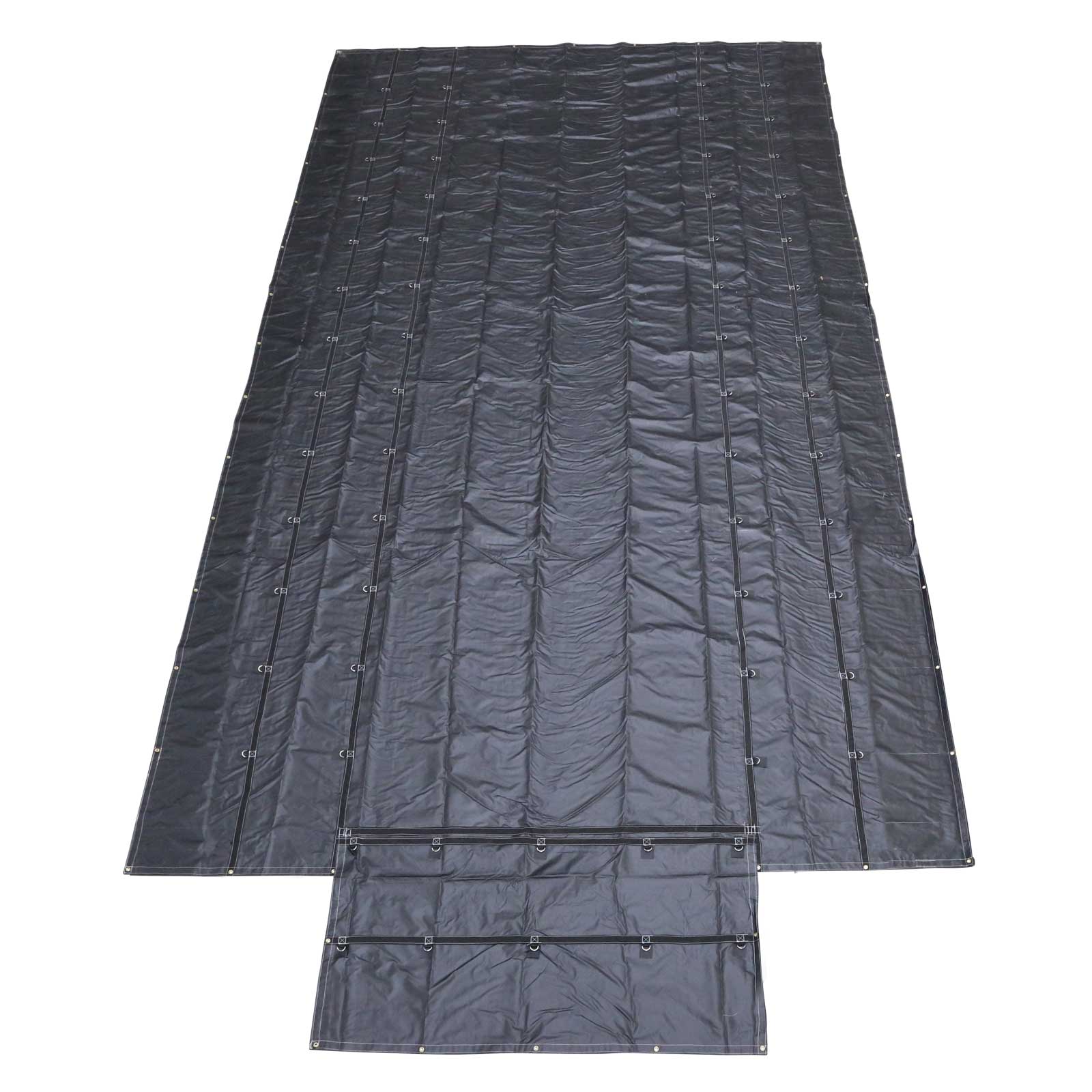 16' x 28' Heavy Duty Lumber Tarp | 4' Drop & Flap