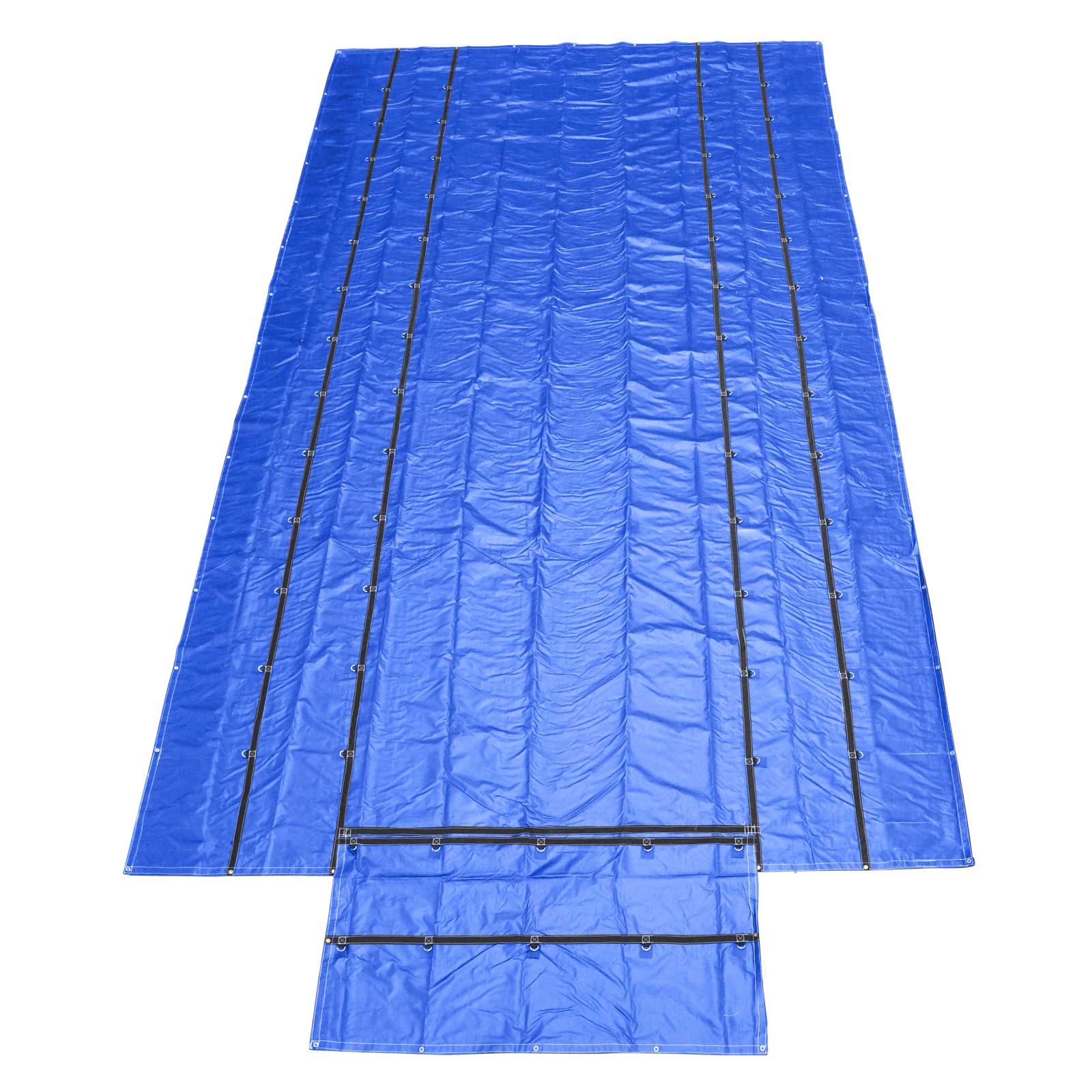 16' x 28' Heavy Duty Lumber Tarp | 4' Drop & Flap