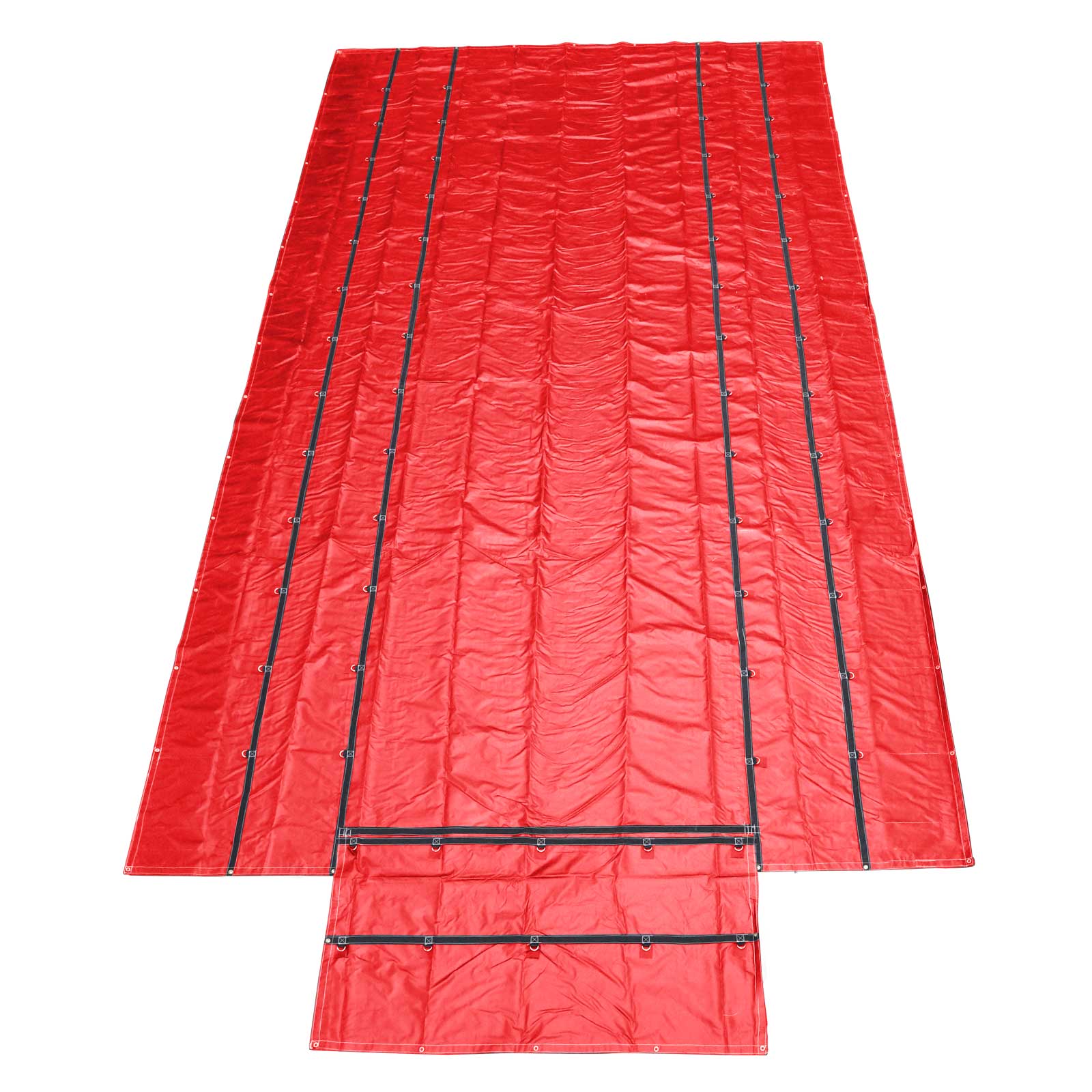 16' x 28' Heavy Duty Lumber Tarp | 4' Drop & Flap