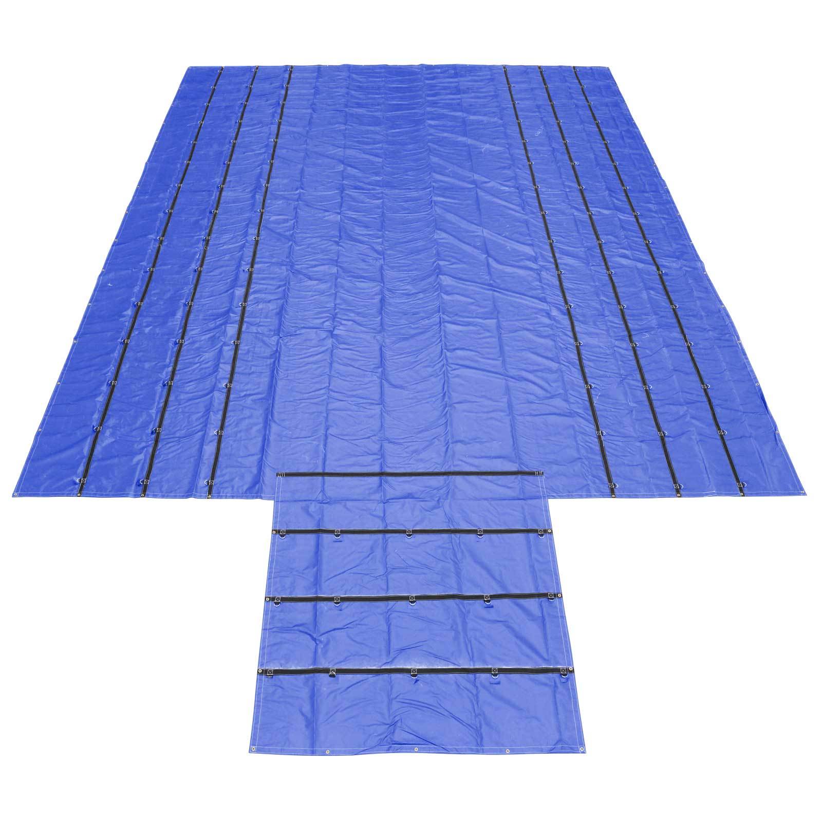 24' x 28' Heavy Duty Lumber Tarp | 8' Drop & Flap