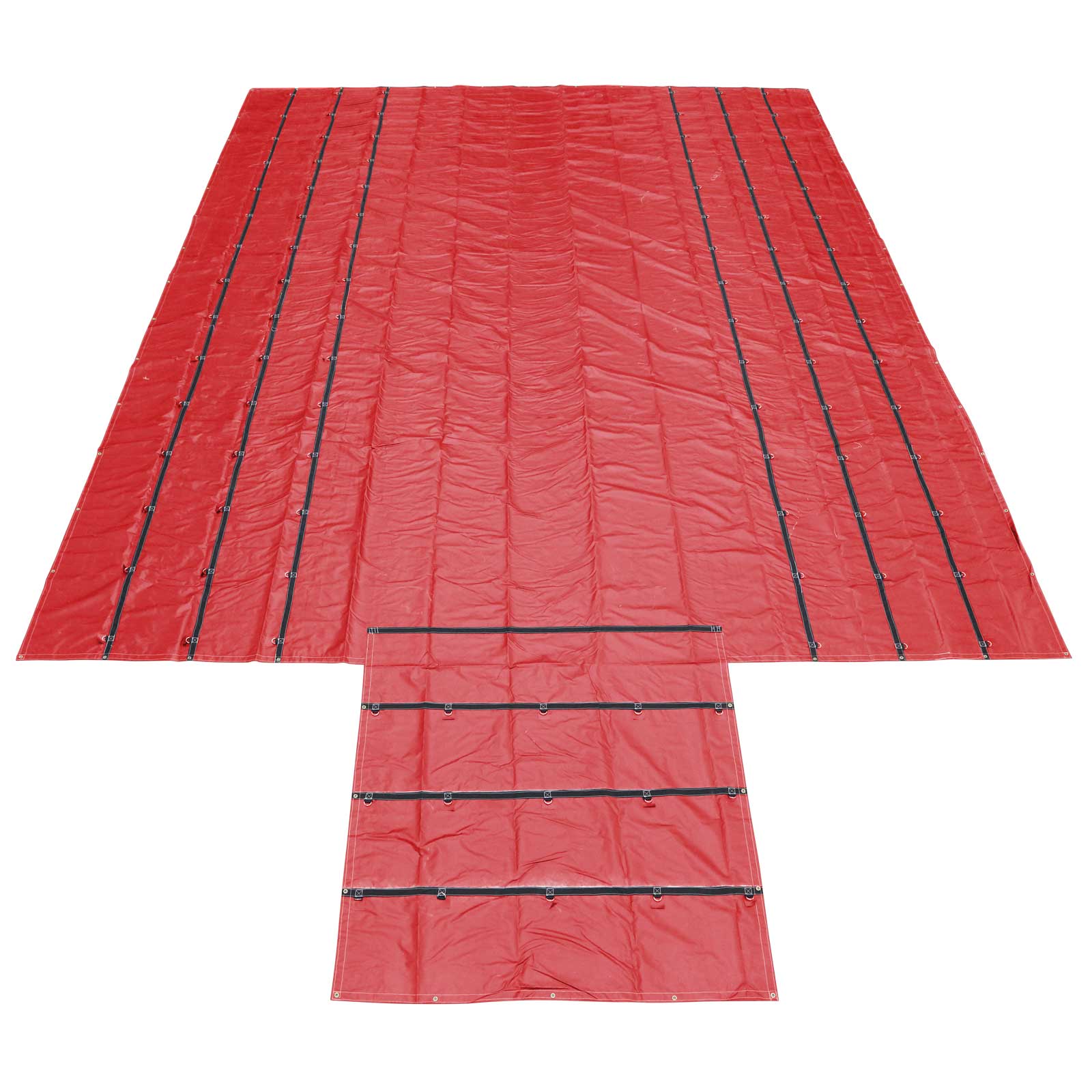tarps media 24' x 28' Heavy Duty Lumber Tarp | 8' Drop & Flap