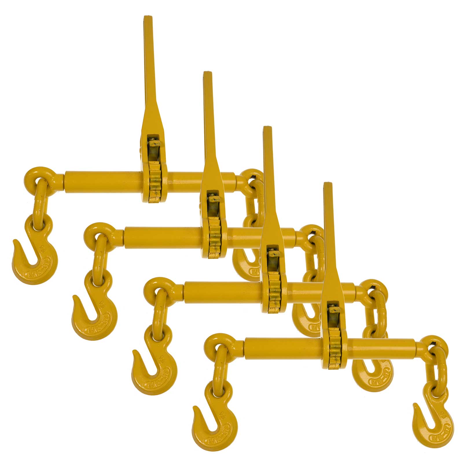 thumbnail image 2 of 2-Pack Heavy Duty Ratchet Load Chain Binders – 5/16 To 3/8 Chain, 5400 Lbs Capacity – Grade 70 2 of 5