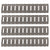 Dark Gray 2' Horizontal E-Track | Painted | 4-Pack