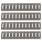 Dark Gray 2' Horizontal E-Track | Painted | 4-Pack