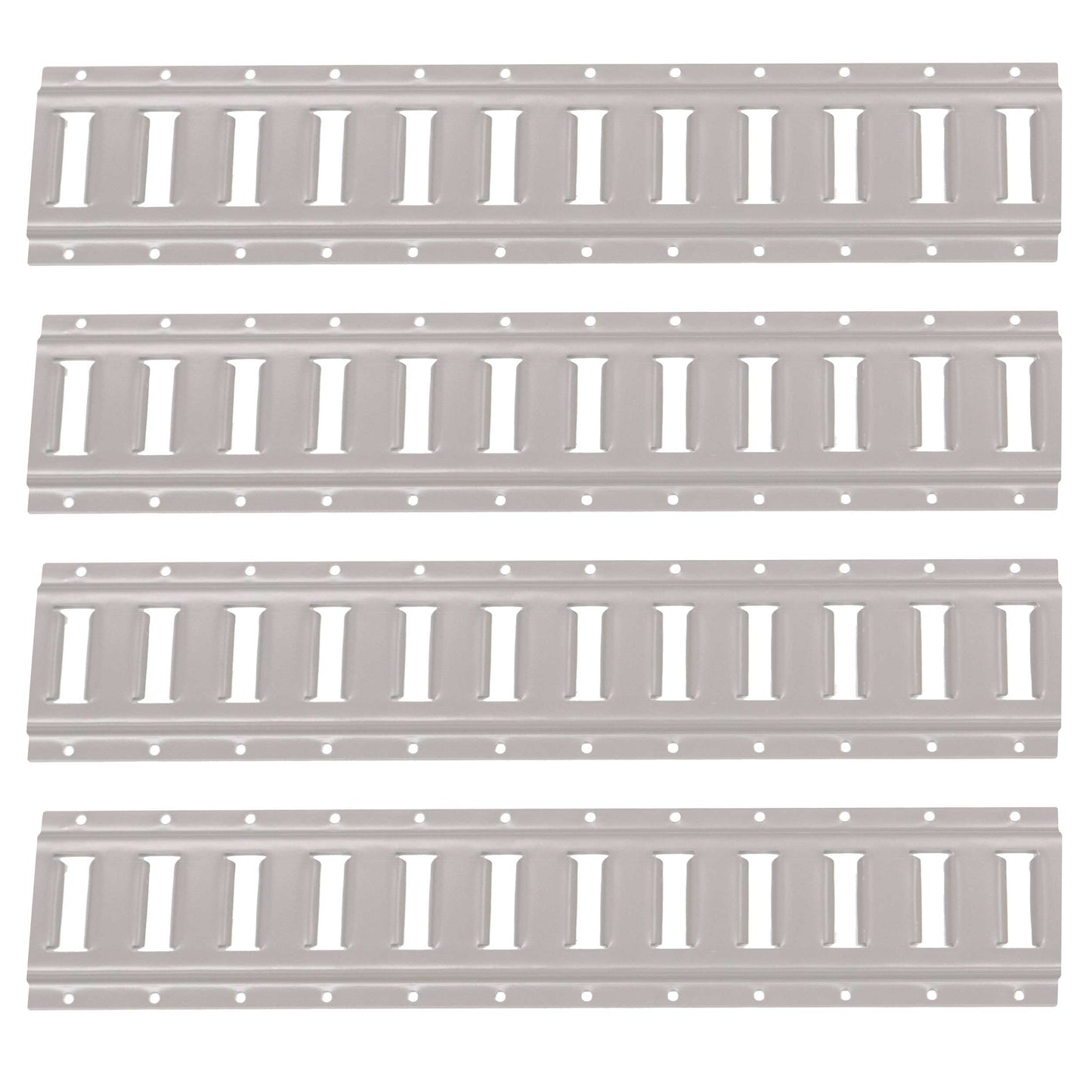 2' Horizontal E-Track- Gray Painted- 4-Pack