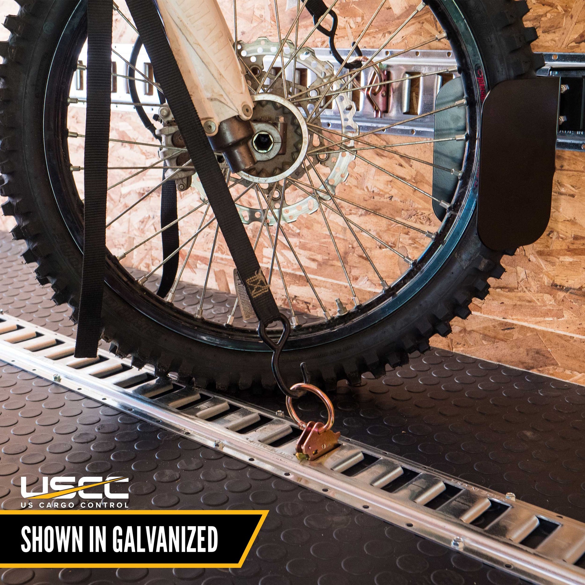 8' Horizontal Powdercoated E Track