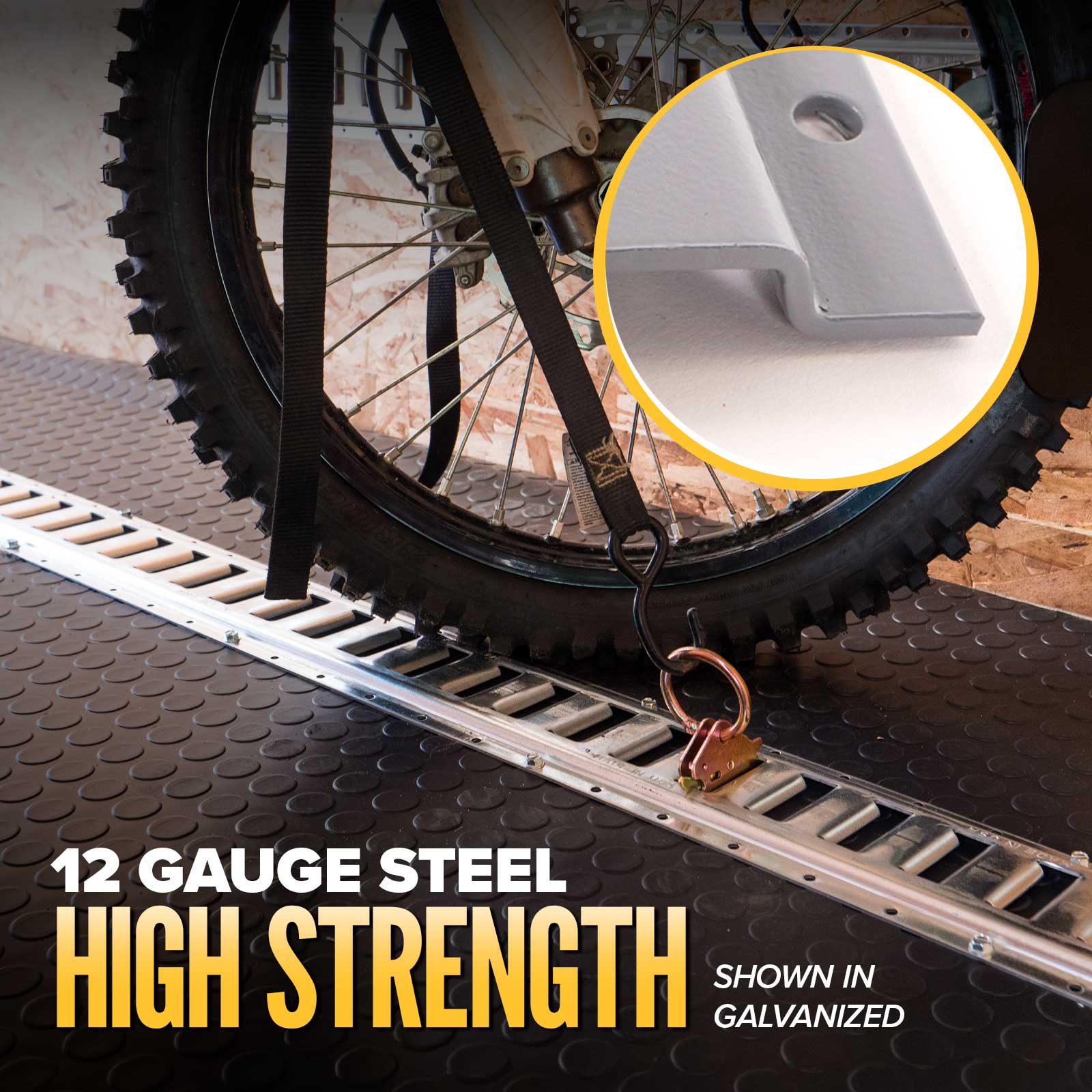 high strength steel horizontal e track