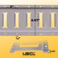 horizontal powder coated e track specs