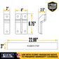 Iconic Quick-Mount Headache Rack Mounting Kit