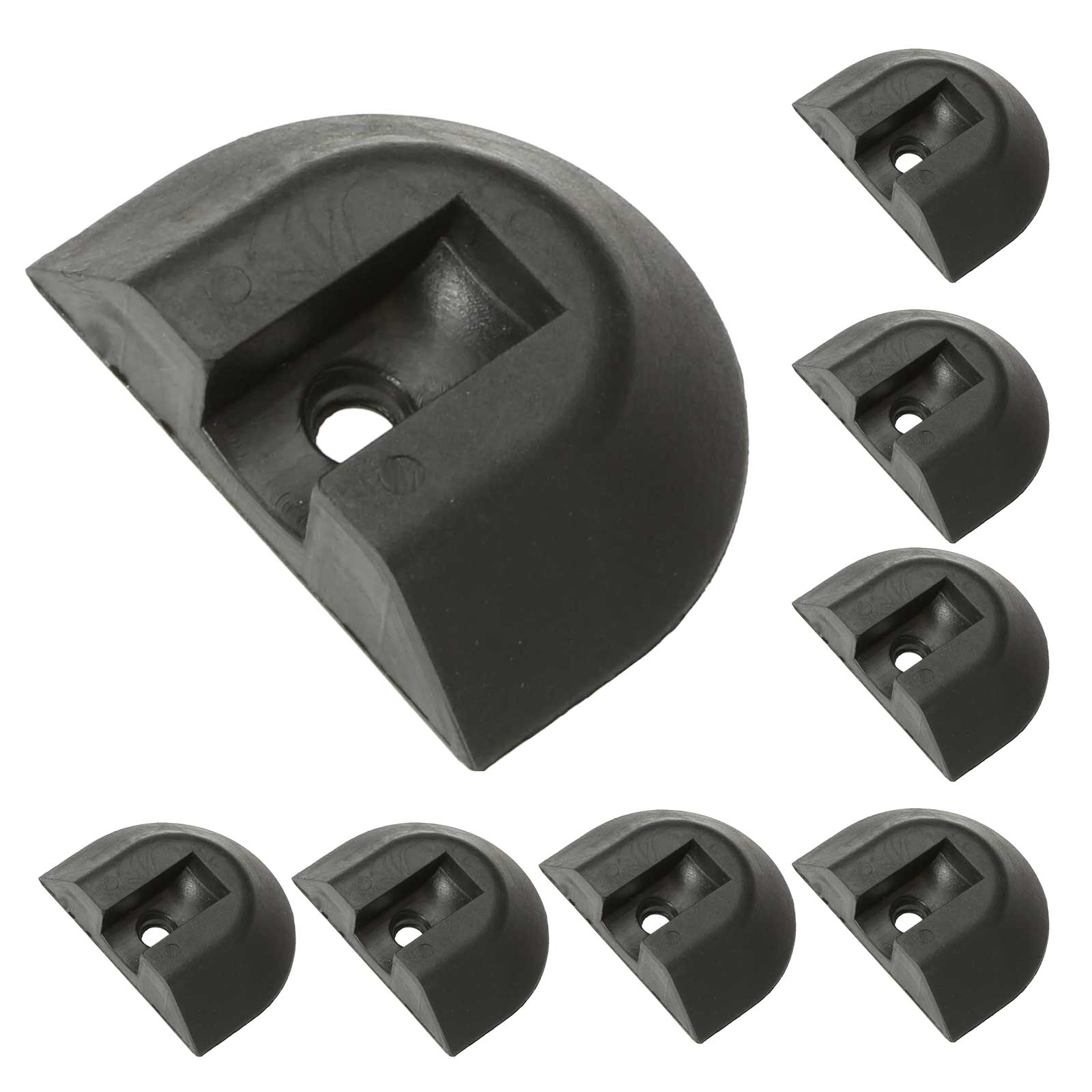 Angled End Cap for Airline-Style L-Track | 8-Pack Image 1 of 7
