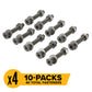 Airline-Style L Track Fastener Pack 1-1/2" Bolts w/ Nut & Washer | 40-Pack Image 1 of 9