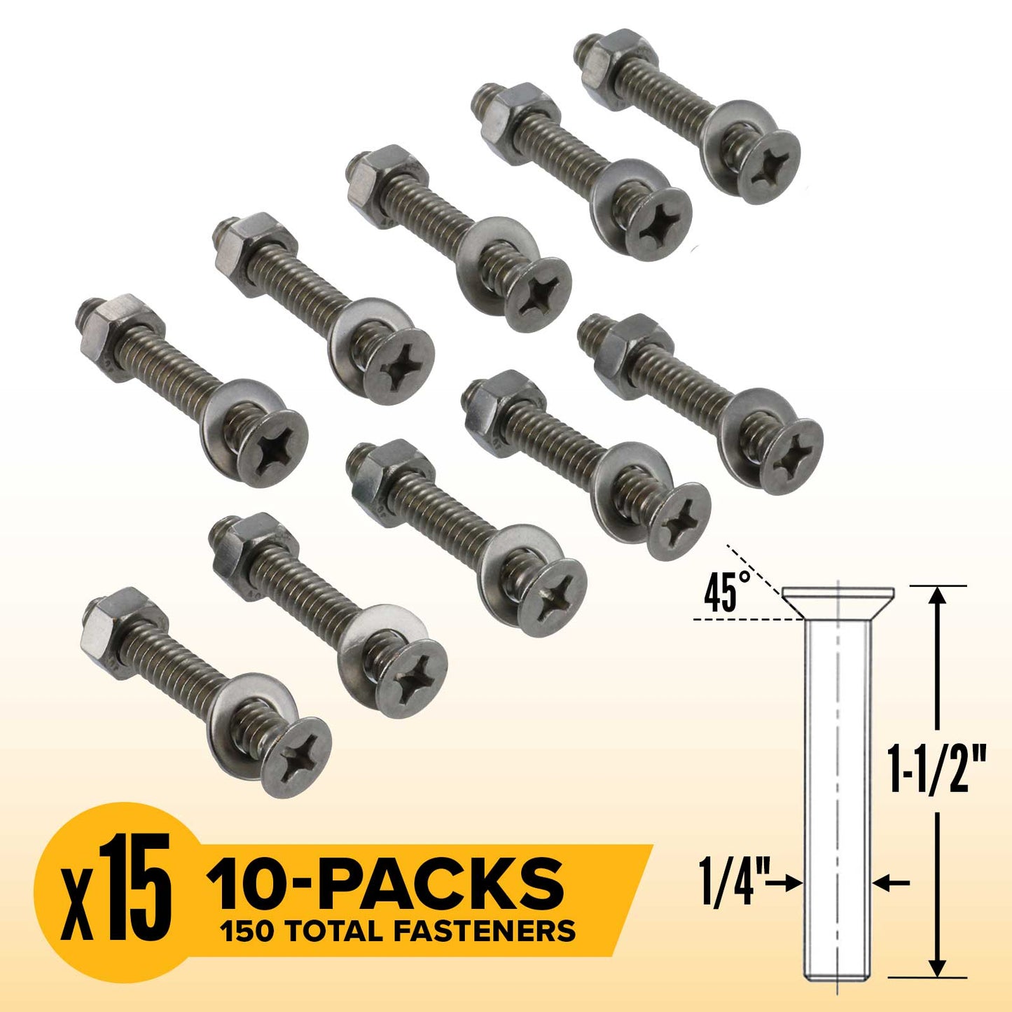 fasteners included