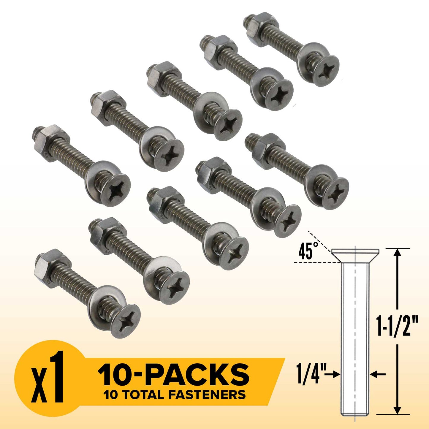 fasteners included