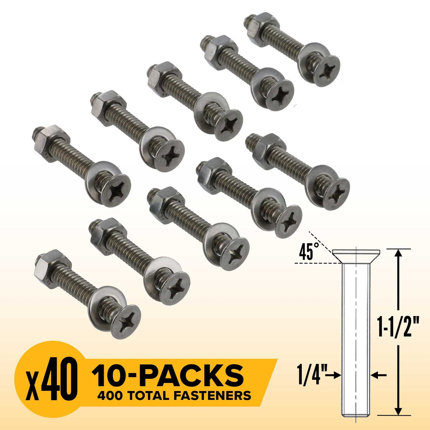 fasteners included