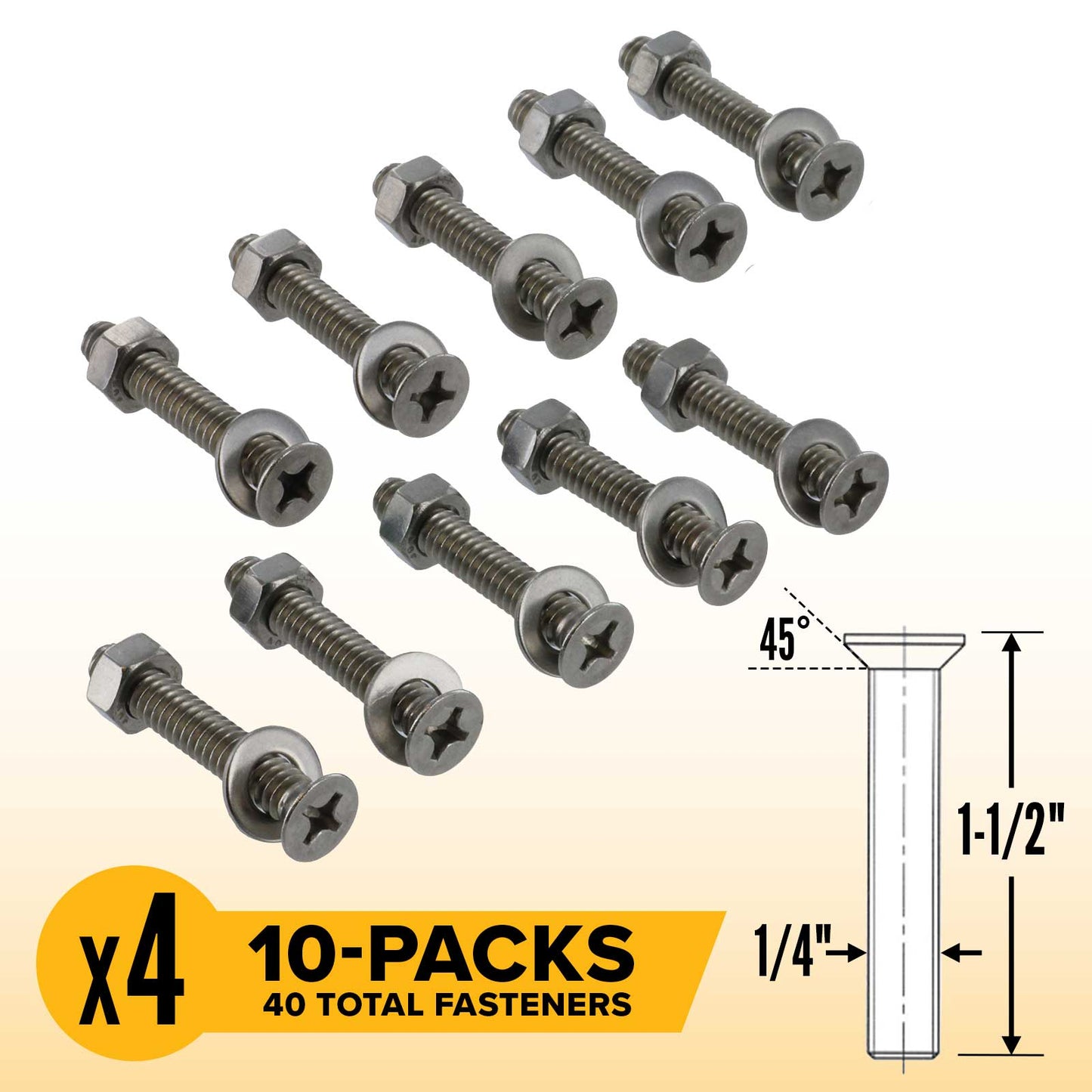 fasteners included