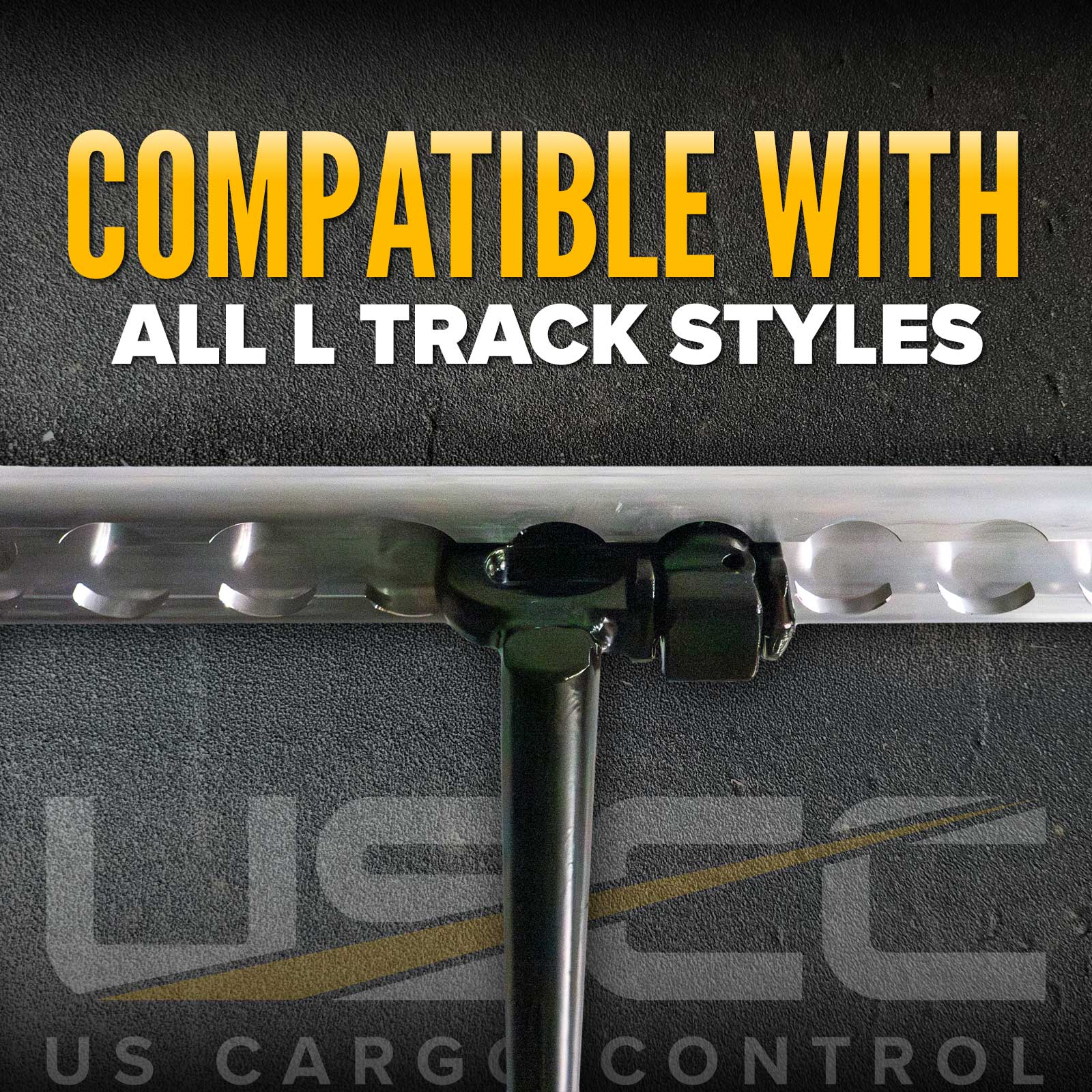 Lukar 6Pcs L Track Hooks, L-Track Single Stud Tie Down Fitting, L