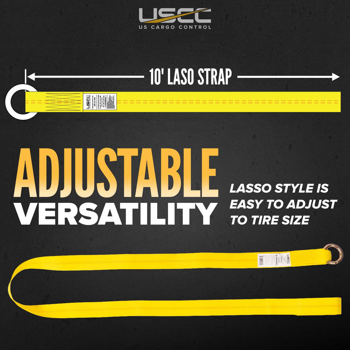 Lasso Strap 2" x 10' with O Ring